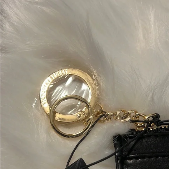 Victoria's Secret Black Card Holder with Gold Keychain - Picture 7 of 10